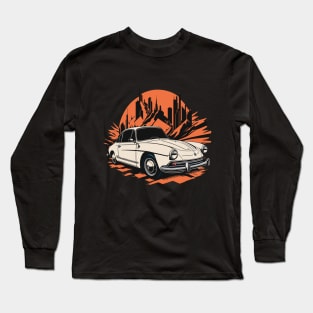 Volkswagen Karmann Ghia Vintage Car Art Long Sleeve T-Shirt
